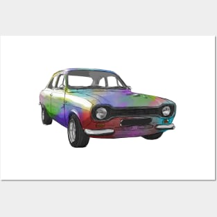 Classic Escort MK1 Tie-dye Posters and Art